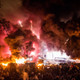 Illustration for article titled Spectacular photos of fireworks weaponry from the Ukraine protests
